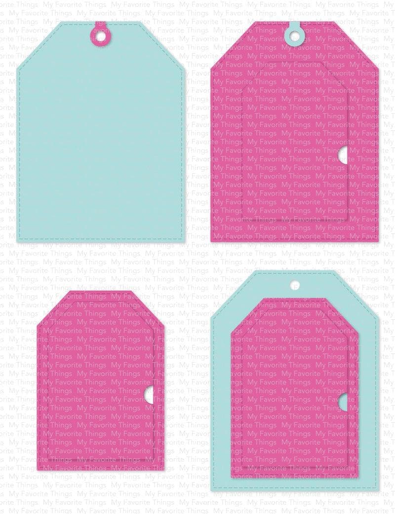 Surprise Stitched Tag - Die-namics Surprise Stitched Tag - Die-namics