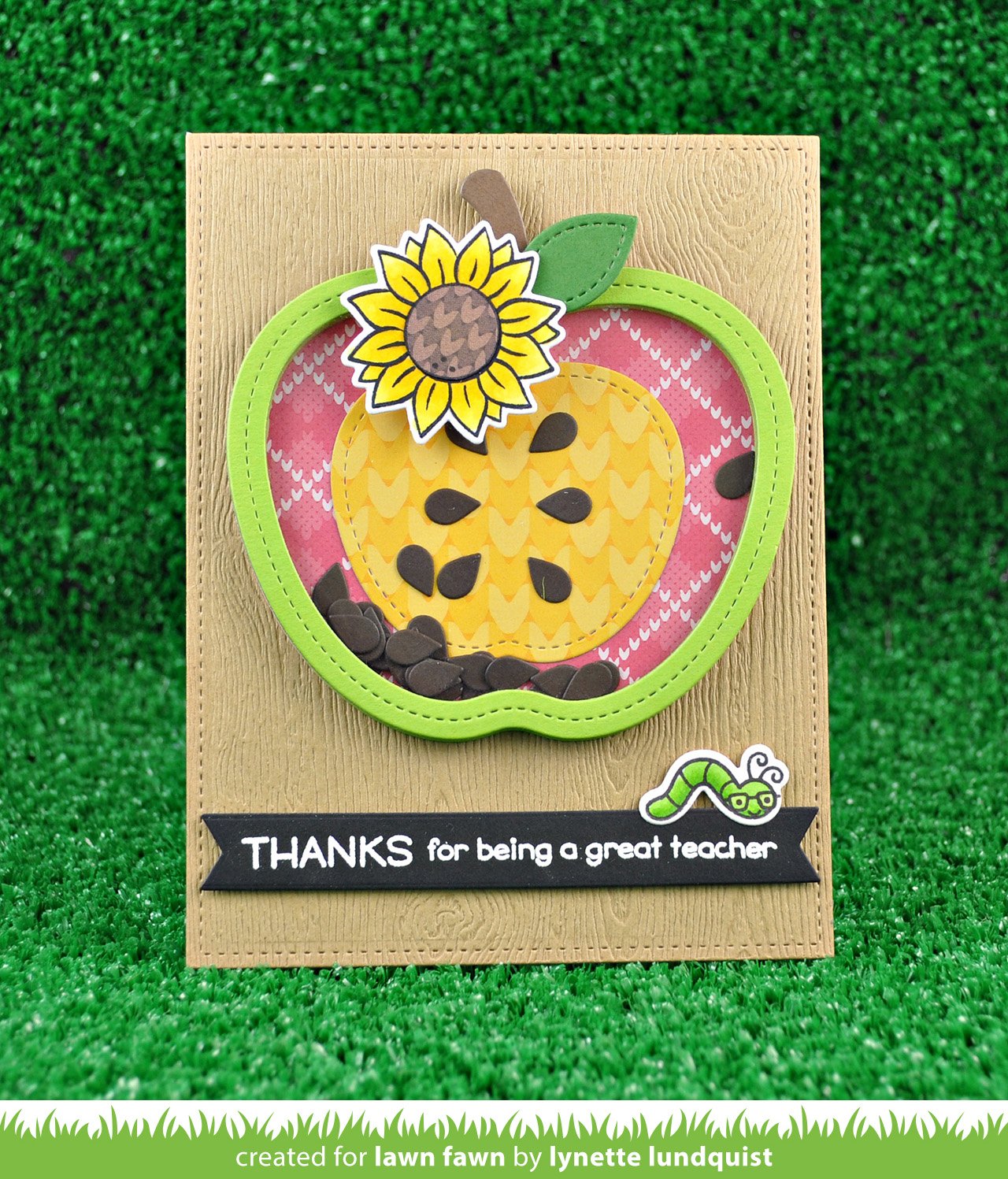 Outside in Stitched Apple Stackables - Lawn Cuts Outside in Stitched Apple Stackables - Lawn Cuts