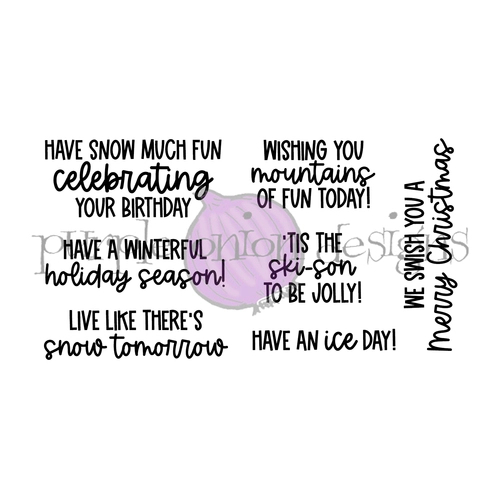 Snow Much Fun Sentiment Set Snow Much Fun Sentiment Set