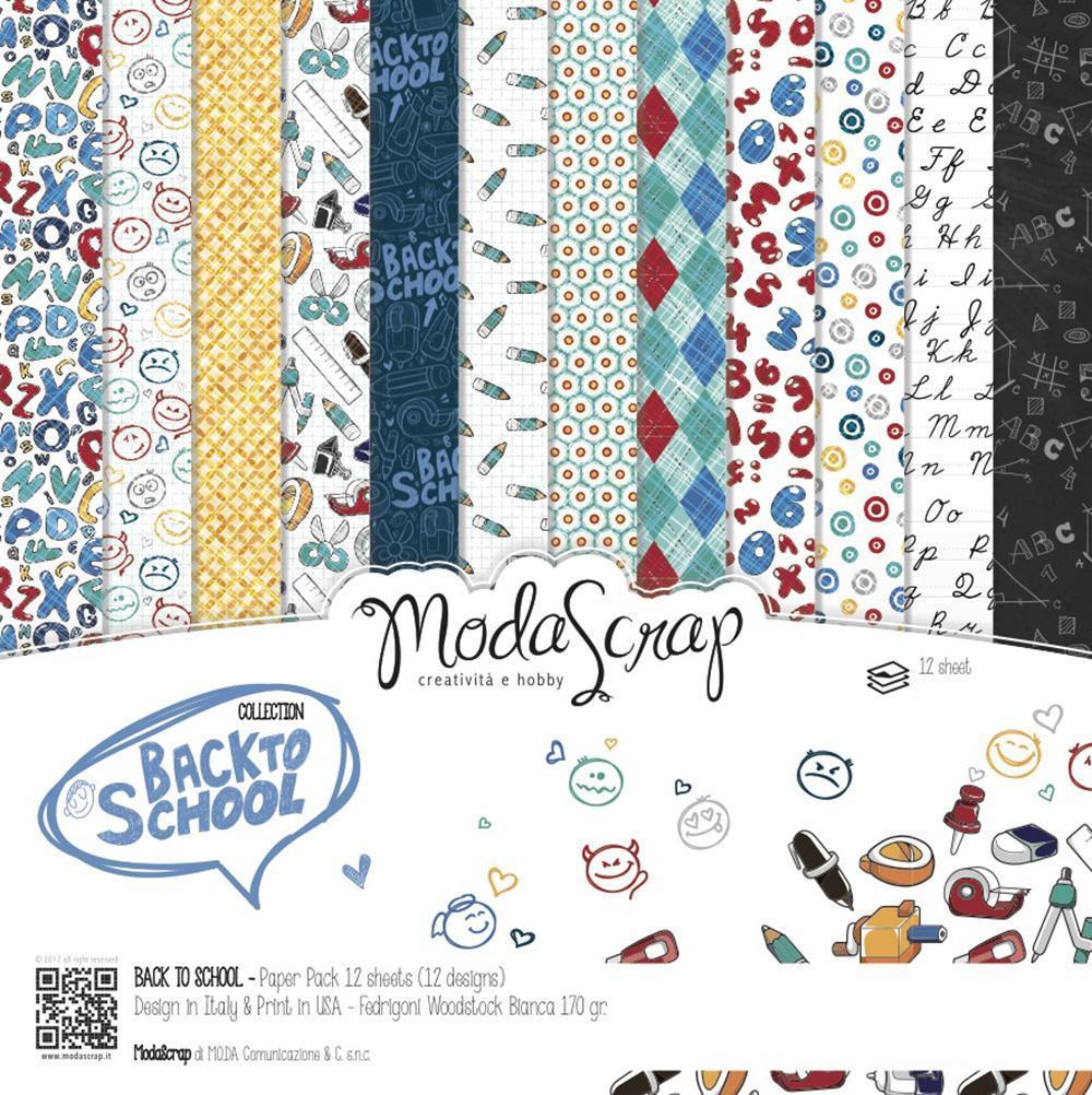 Back To School - Elizabeth Craft Designs - 12"x12"