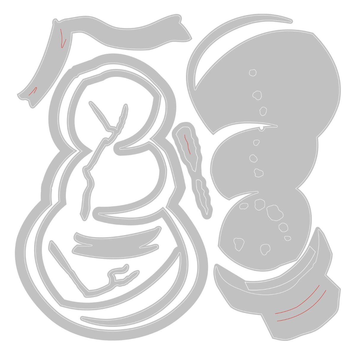 Mr. Frost - Sizzix Thinlits Dies By Tim Holtz