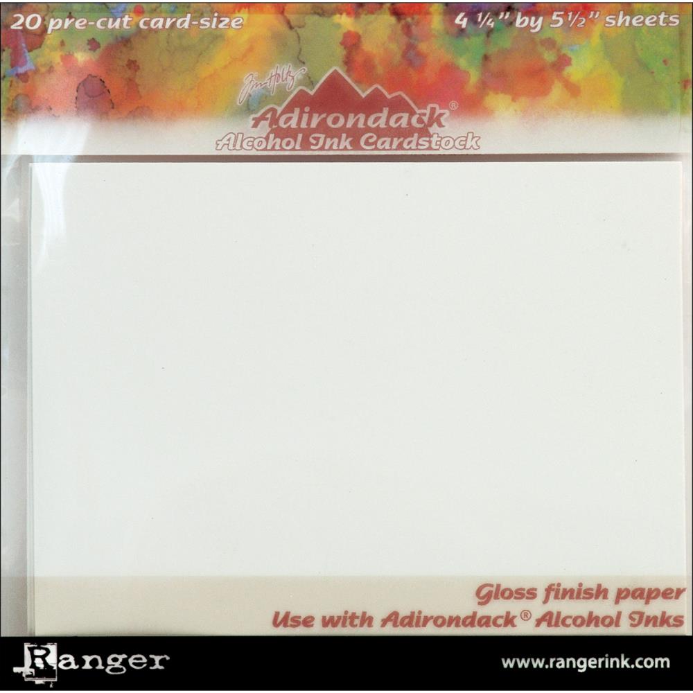 Adirondack Alcohol Ink Cardstock By Tim Holtz 20/Pkg
