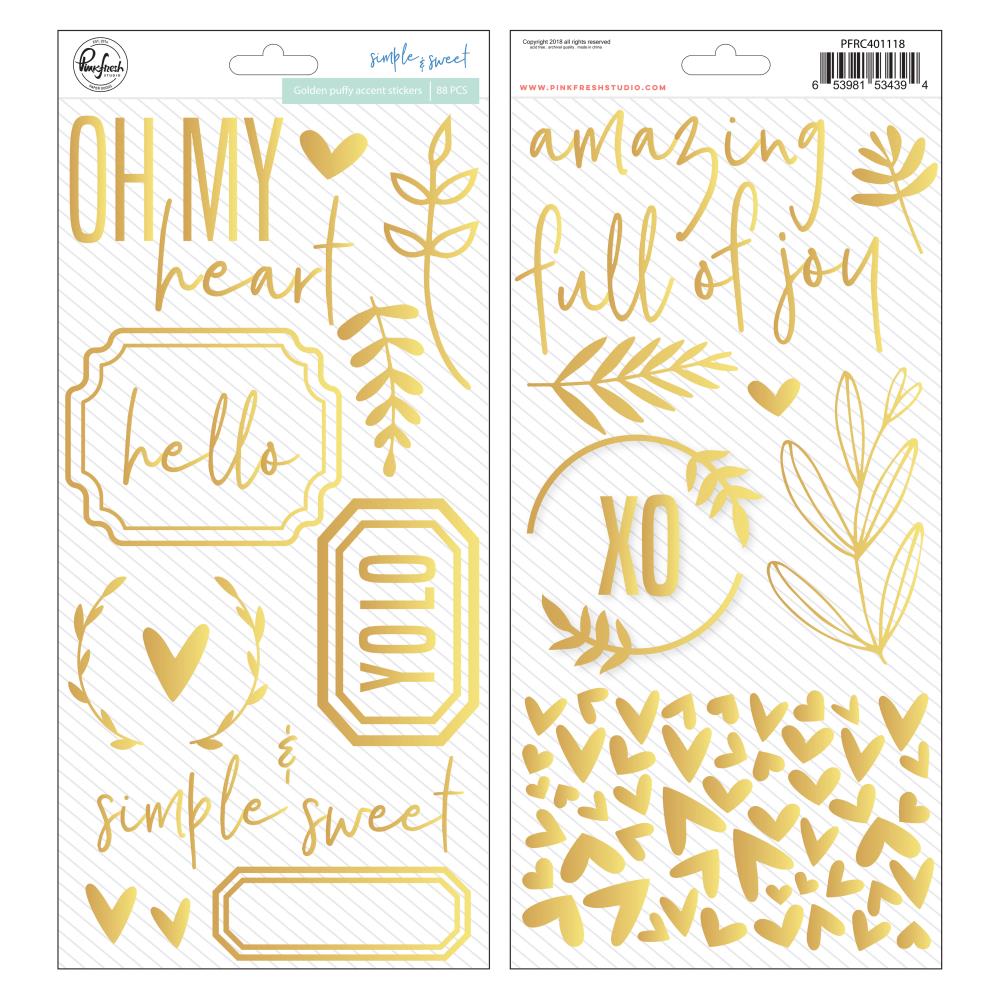 Accent - Simple & Sweet Puffy Stickers