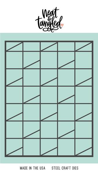 Receding Blocks Cover Plate - Nice and Neat Dies