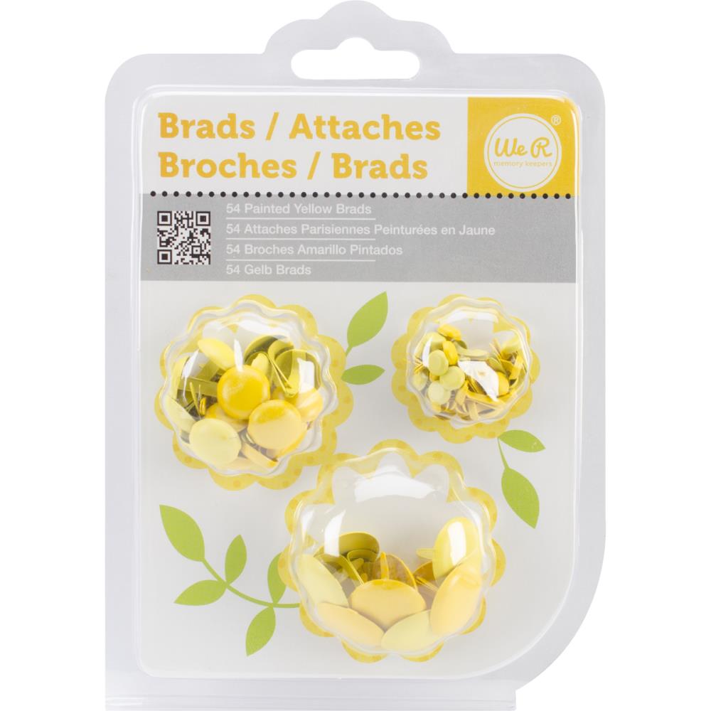 Yellow - Painted Brads