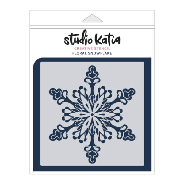 Floral Snowflake - Stencil