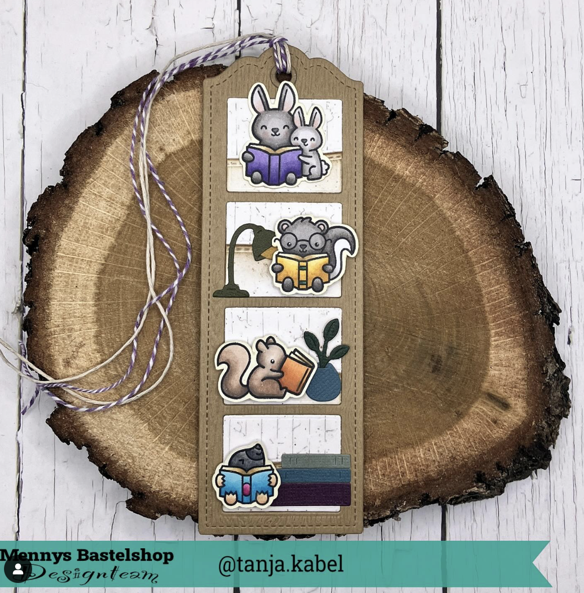 Stitched Bookmark Stitched Bookmark