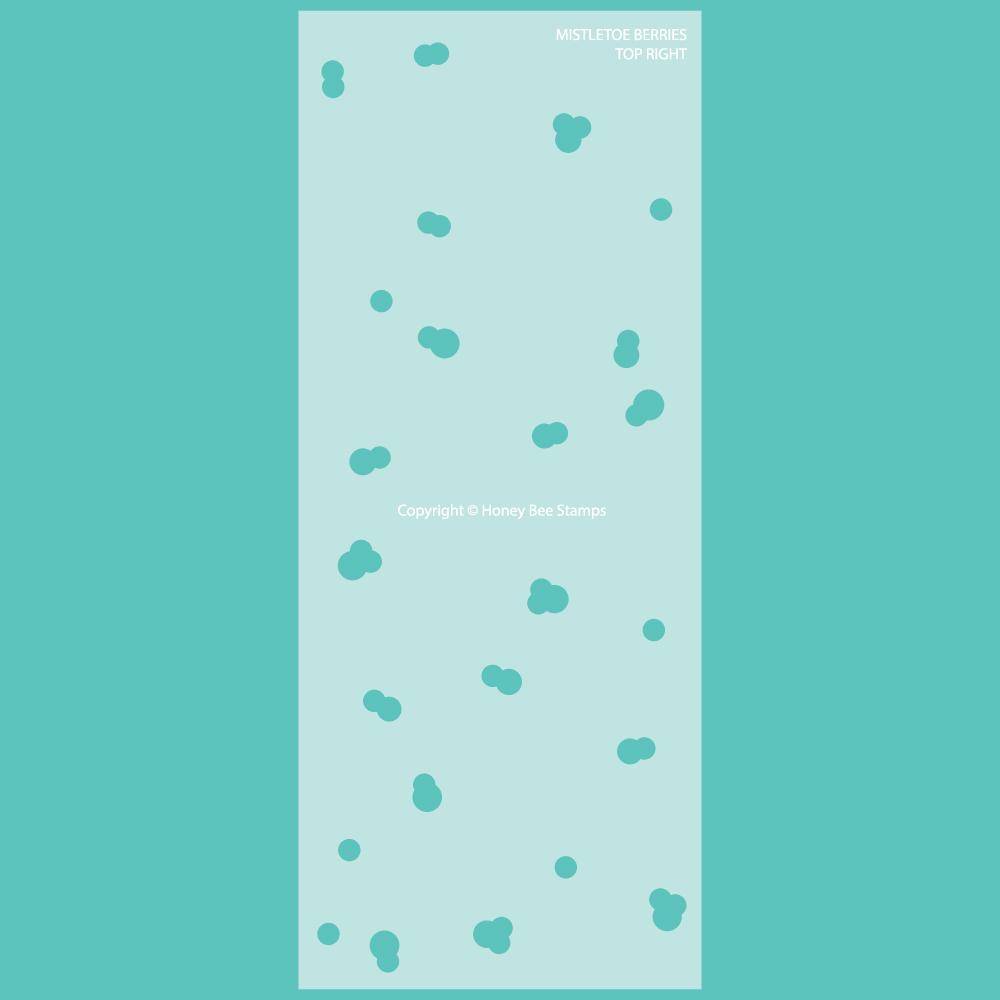 Slimline Mistletoe Berries - Stencil