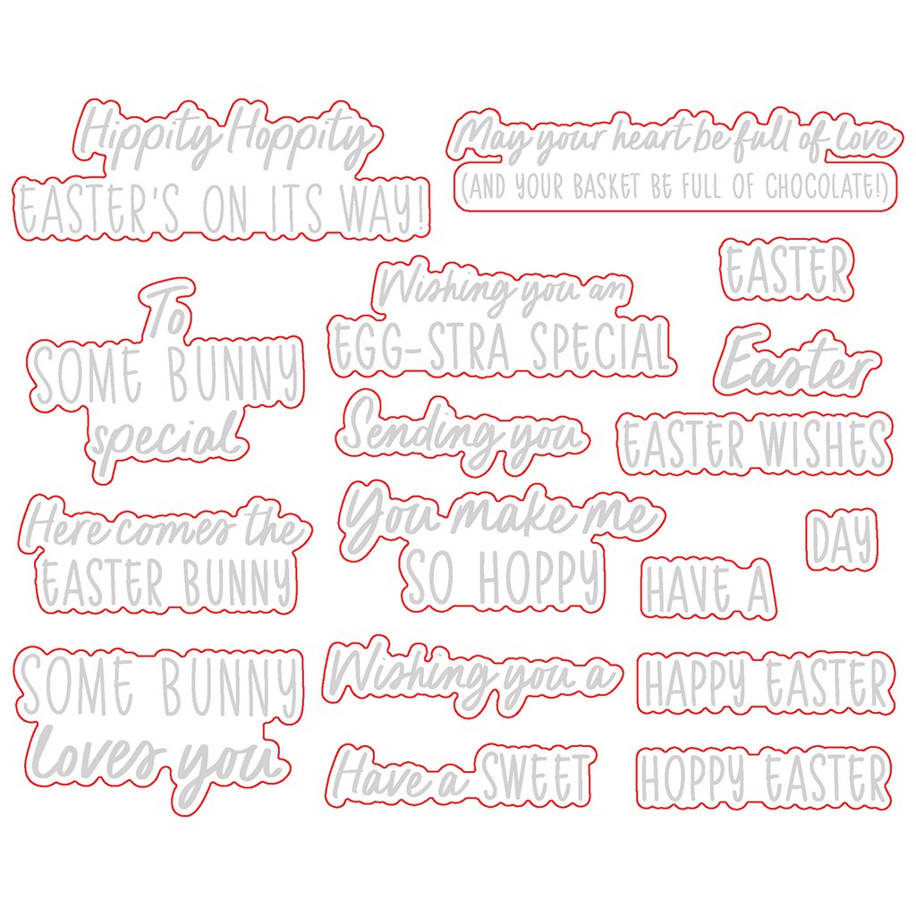 Hoppy Easter - Honey Cuts