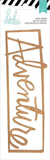 Wood Veneers - HS - Wanderlust - Title - Adventure (1 Piece) Wood Veneers - HS - Wanderlust - Title - Adventure (1 Piece)