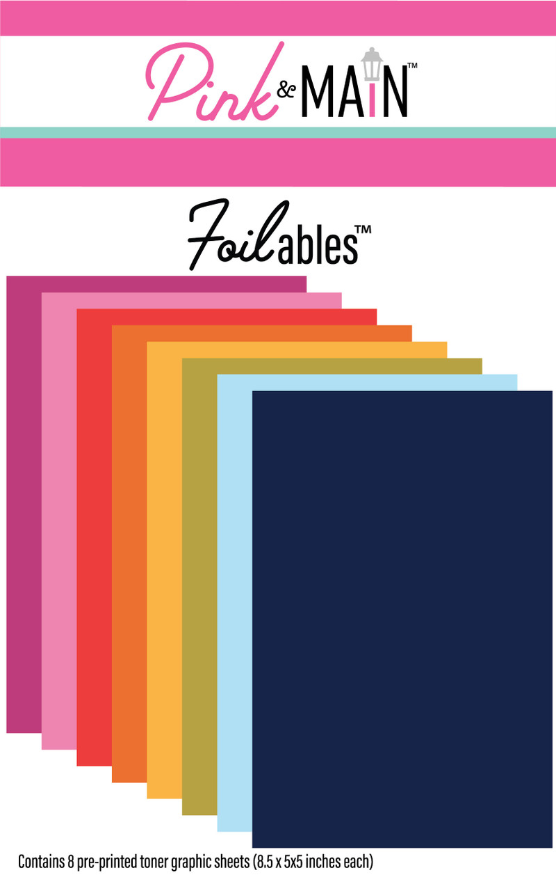 Bold Bright Color - Foilables® Toner Sheets