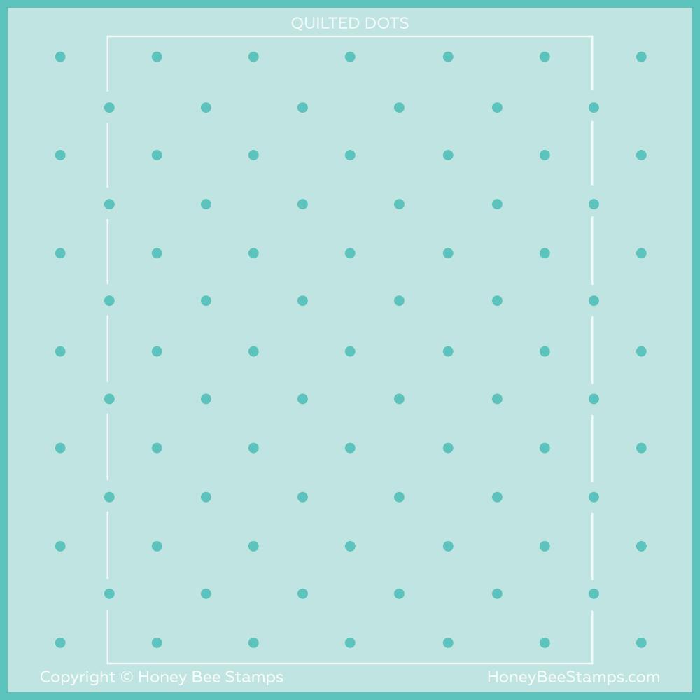 Quilted Hearts & Dots - Background - Set of 2 Quilted Hearts & Dots - Background - Set of 2