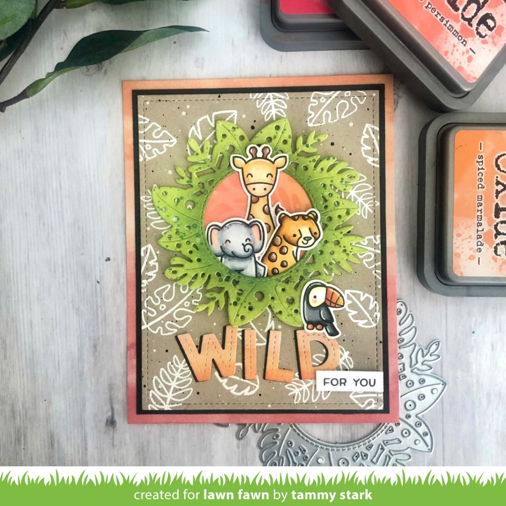 Magic Iris Tropical Leaves Add-On - Lawn Cuts Magic Iris Tropical Leaves Add-On - Lawn Cuts