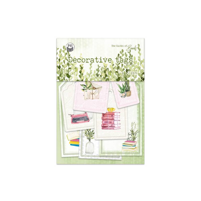 Decorative Tags 03 - The Garden of Books