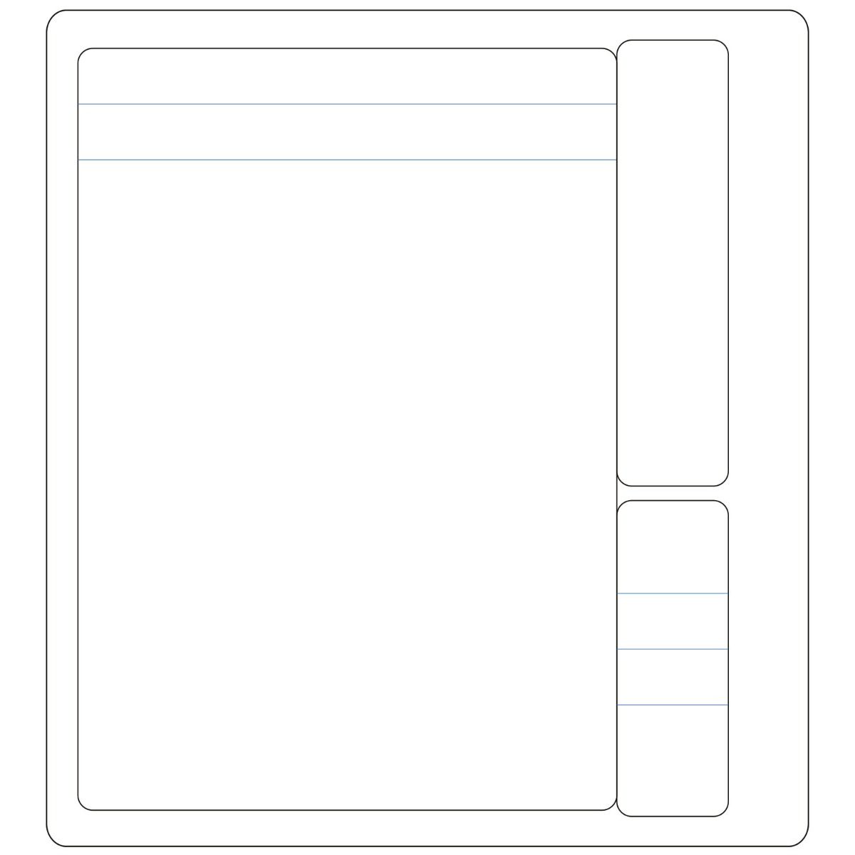 ScoreBoards Die - Notepad by Eileen Hull - Sizzix