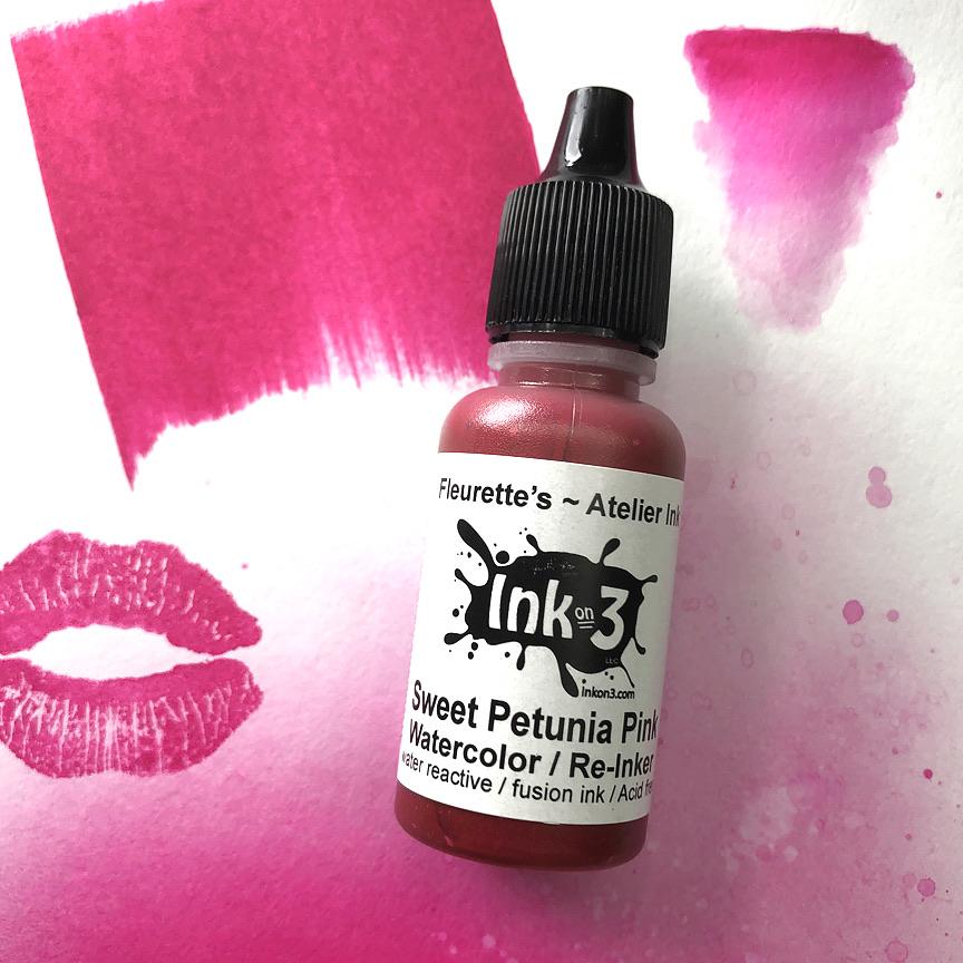 Sweet Petunia Pink - Atelier Watercolor ~ Artist Grade Fusion Ink