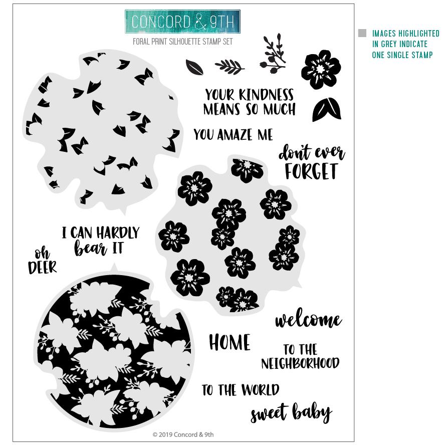 Floral Print Silhouette