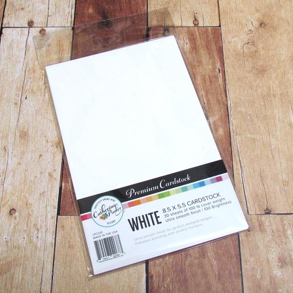 Premium White Cardstock - Notecards - 5.5" x 8.5"