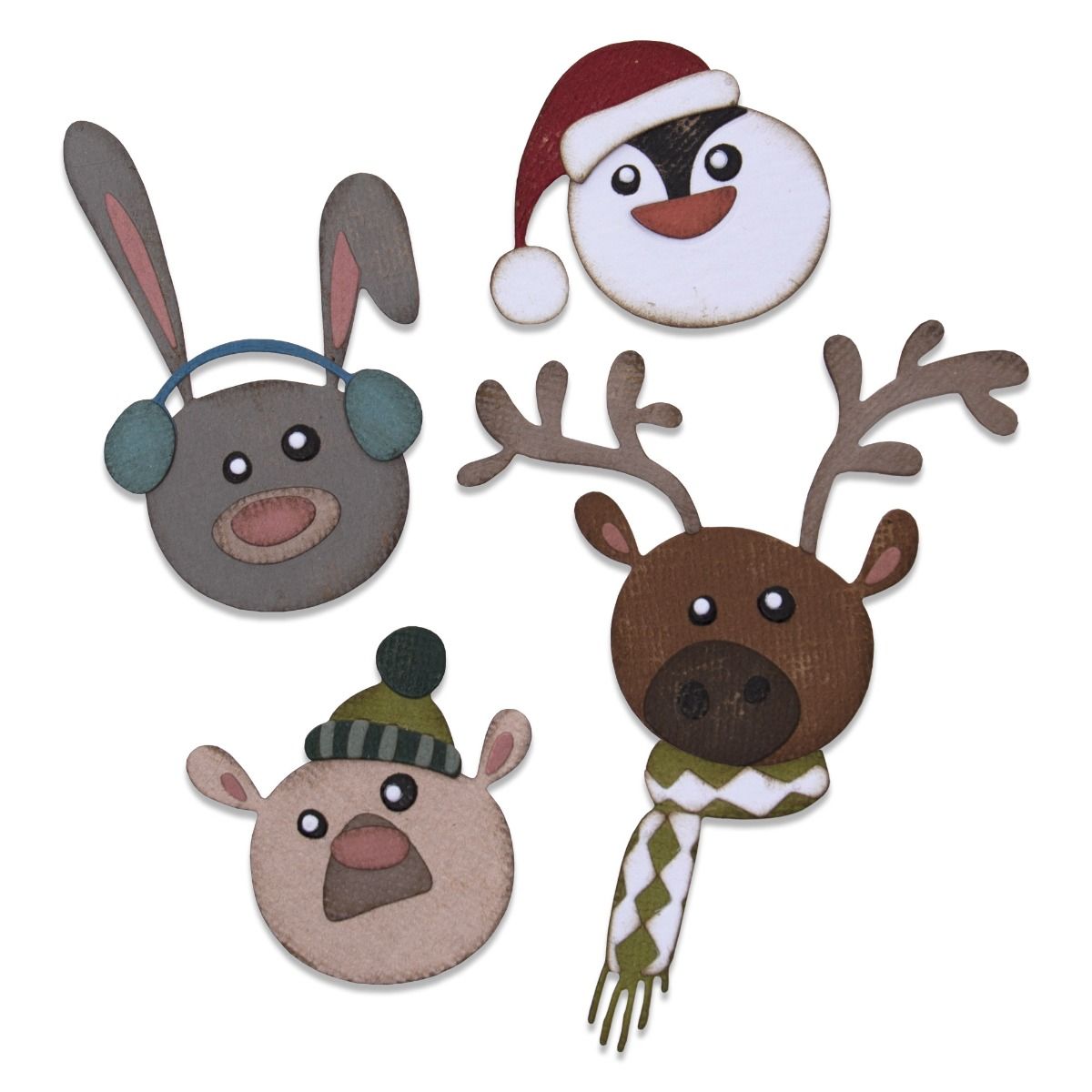 Winter Critters - Sizzix Thinlits Dies By Tim Holtz