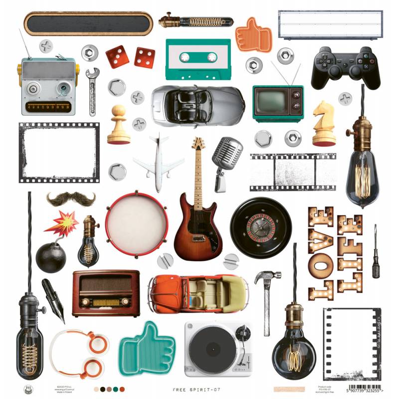 Paper 07 - 12"x12" - Free Spirit