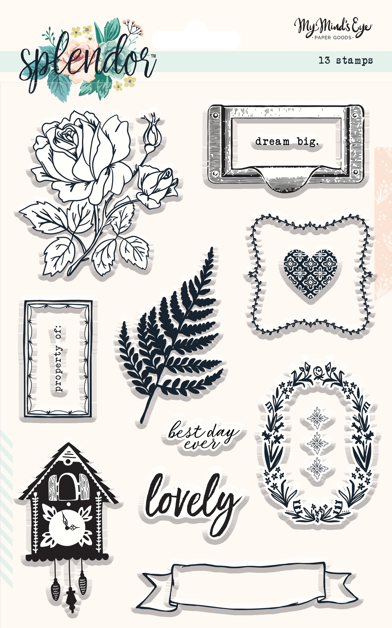 Stamps - Splendor Collection - My Mind´s Eye Stamps - Splendor Collection - My Mind´s Eye