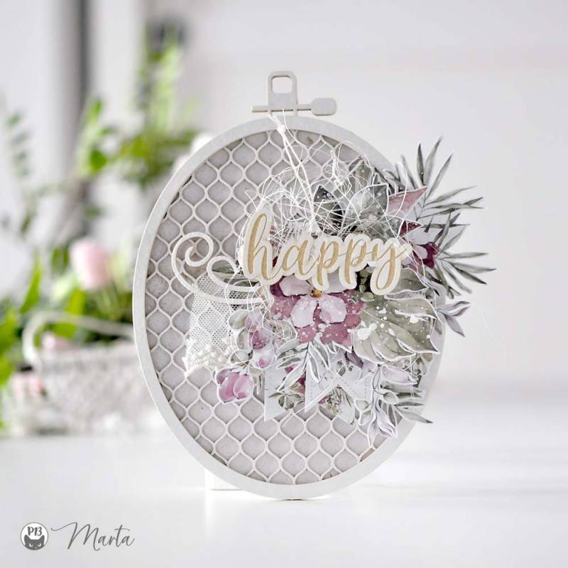 Base Embroidery Hoop 02 - Light Chipboard Embelishments