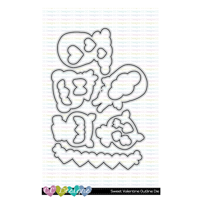 Sweet Valentine - Outline Metal Die