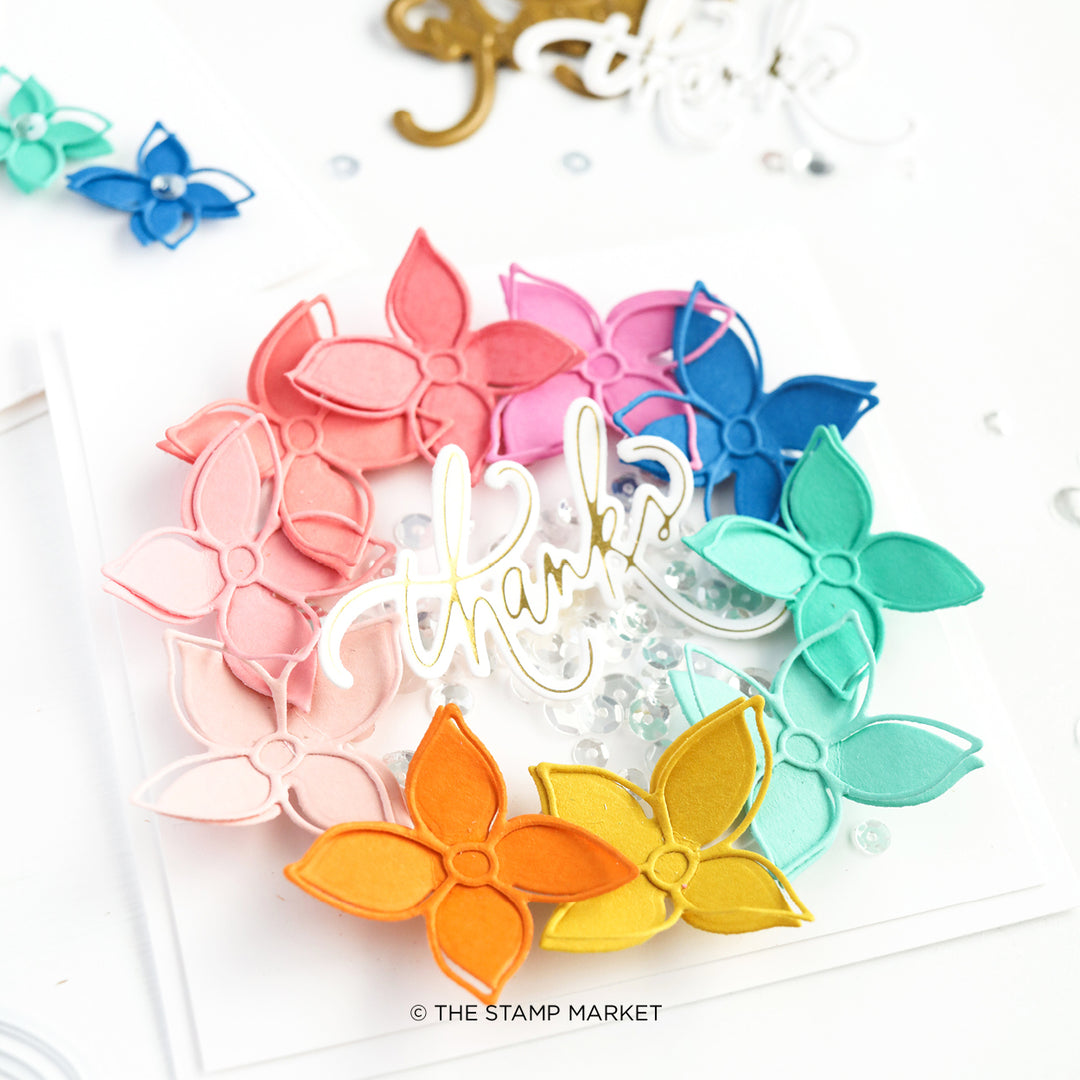 Super Scripty Thank You - Foil Plates Super Scripty Thank You - Foil Plates