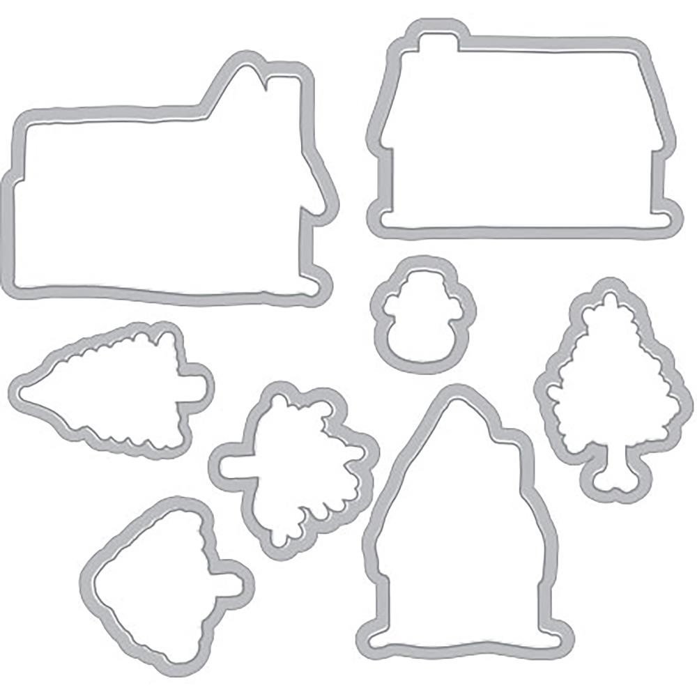 Home For The Holidays - Hero Arts Frame Cut Dies Home For The Holidays - Hero Arts Frame Cut Dies