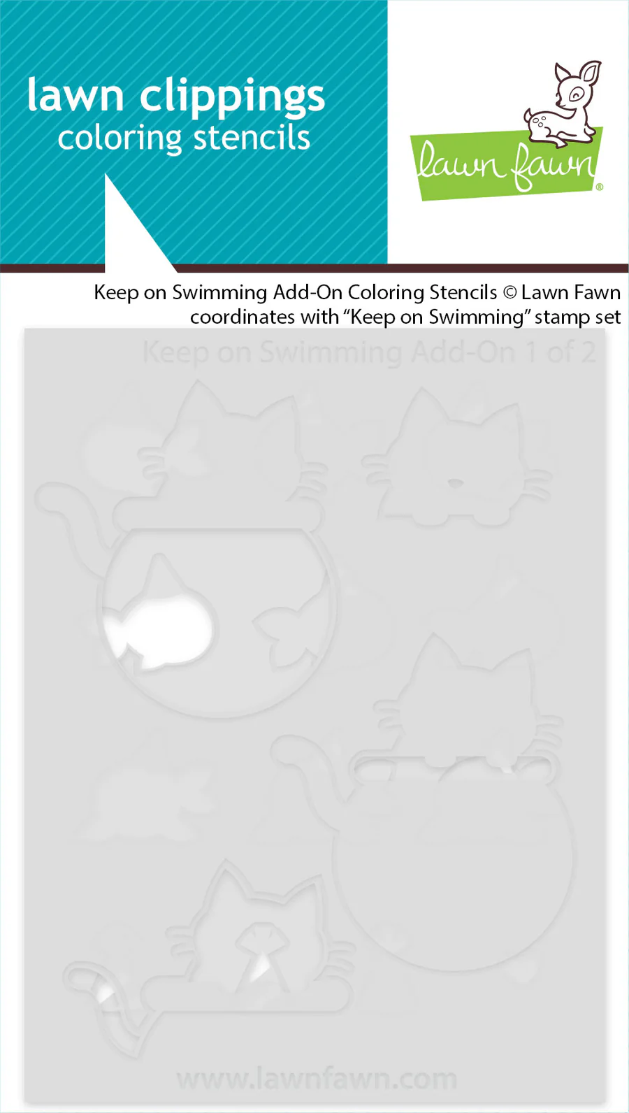 Keep On Swimming Add-On - Coloring Stencils Keep On Swimming Add-On - Coloring Stencils