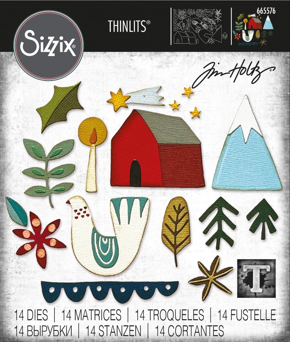 Funky Nordic - Sizzix Thinlits Dies By Tim Holtz