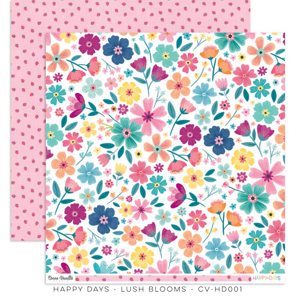 Lush Blooms - HAPPY DAYS Paper