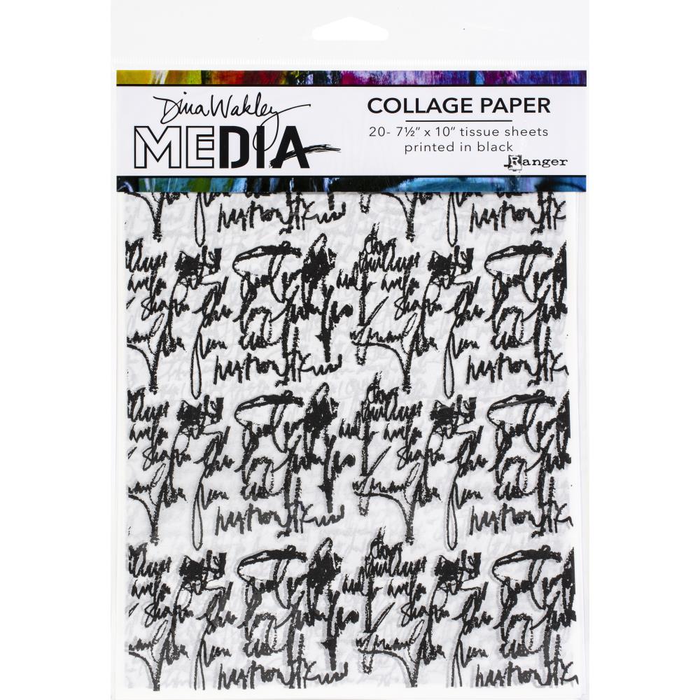 Just Words - Dina Wakley Media Collage Tissue Paper