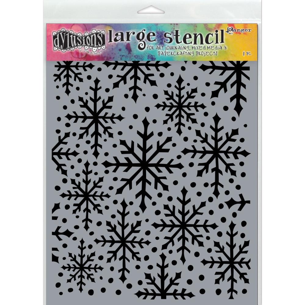 Snowflake - 9x12" - Dyan Reaveley's Dylusions Stencils Snowflake - 9x12" - Dyan Reaveley's Dylusions Stencils