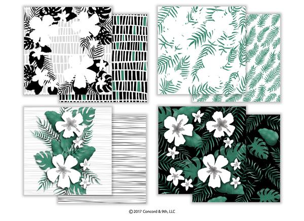 Aloha Fill-In Patterned Paper