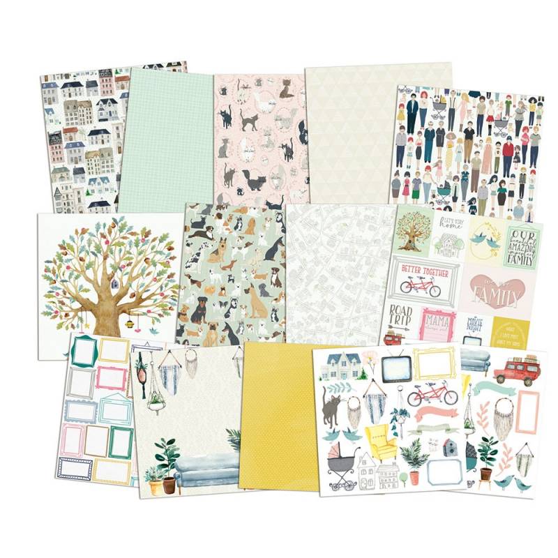 We are Family - 6"x6" - Paper Pad