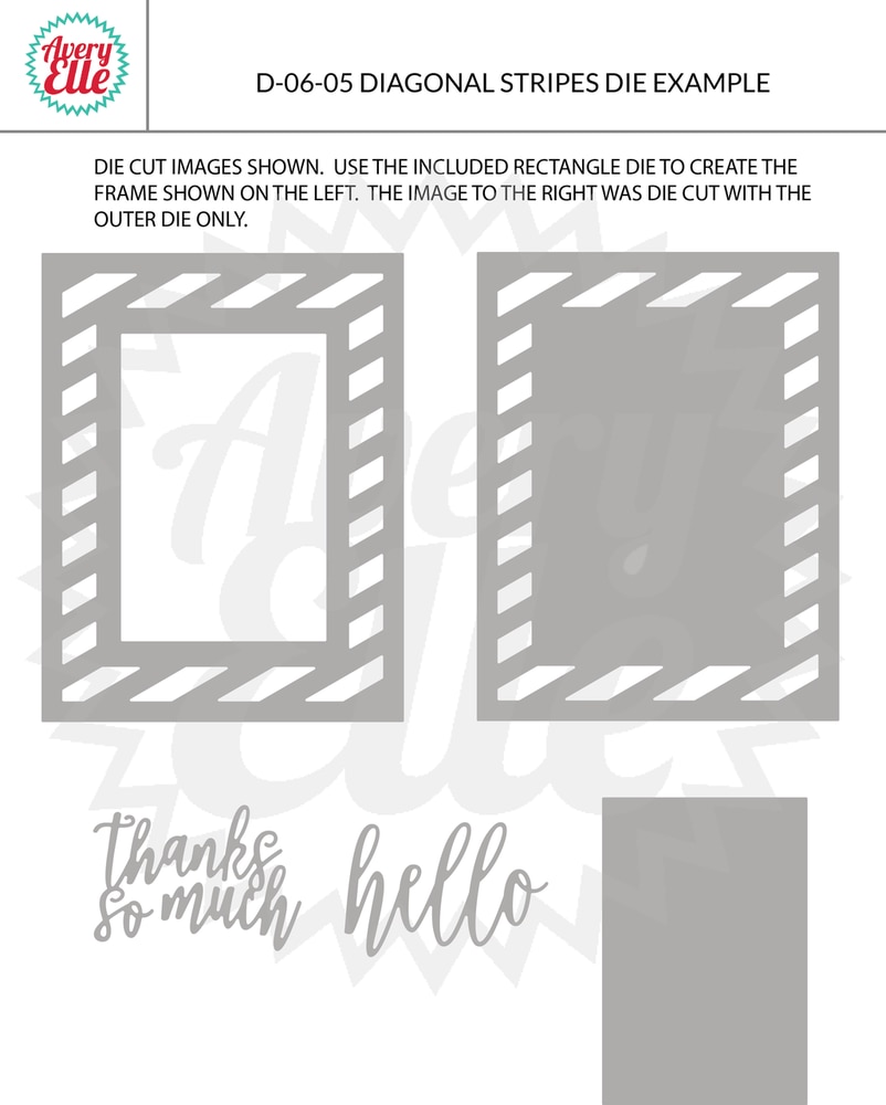 Diagonal Stripes - Elle-ments