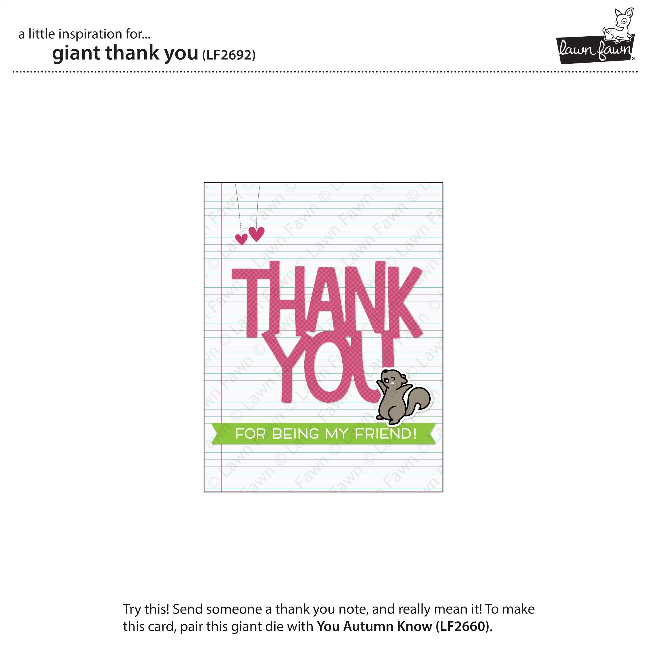 Giant Thank You - Lawn Cuts