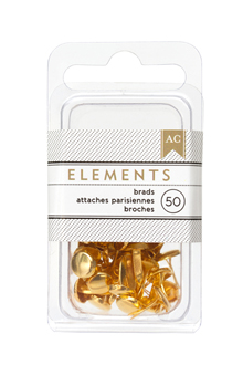 Gold - American Craft Brads - Medium
