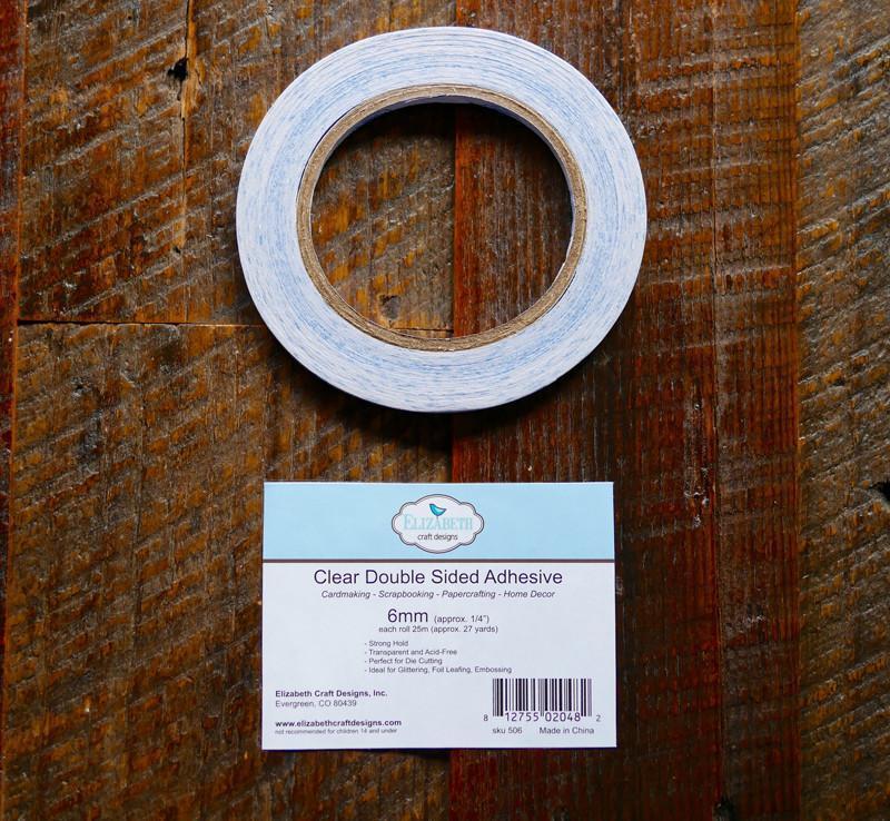 Double Sided Tape - Elizabeth Craft Designs - 6mm - 0.24"
