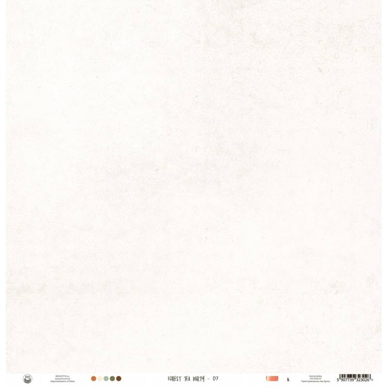 Paper 07 - 12"x12" - Forest Tea Party