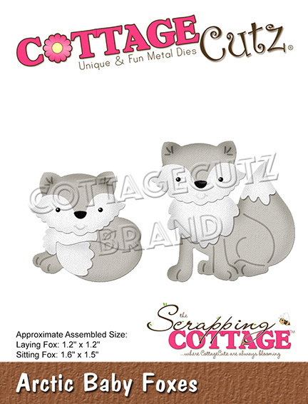 Arctic Baby Foxes - Scrapping Cottage Arctic Baby Foxes - Scrapping Cottage