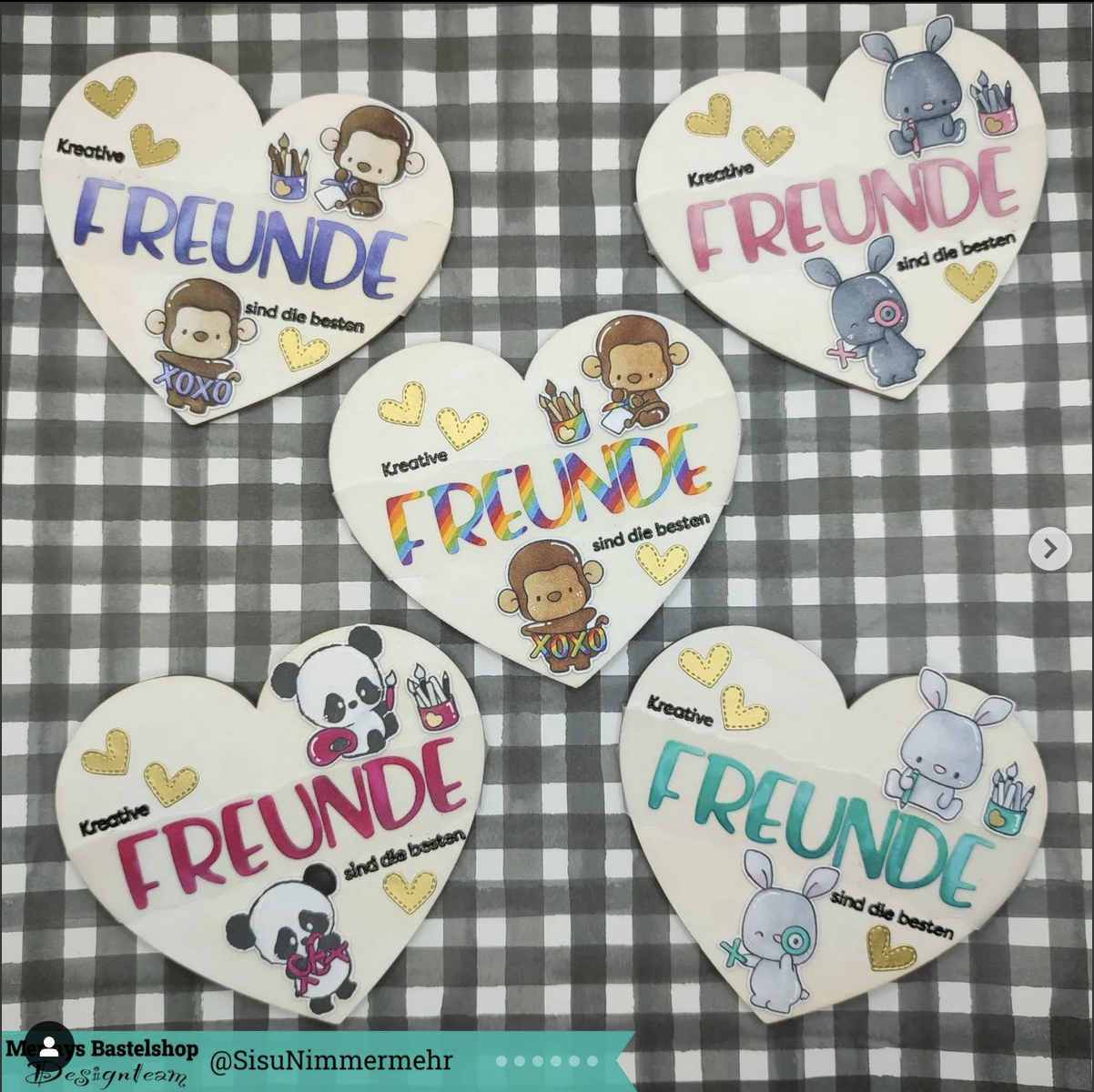 Herzen mit Paperie Ink