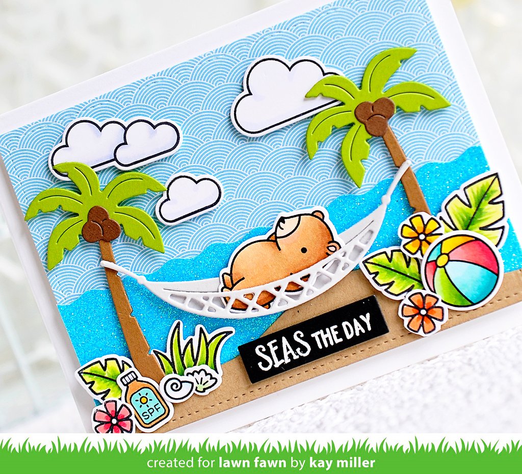 Hammock and Trees - lawn cuts