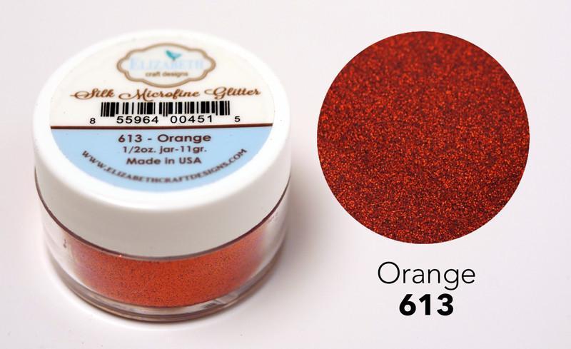Orange - Silk Microfine Glitter Orange - Silk Microfine Glitter