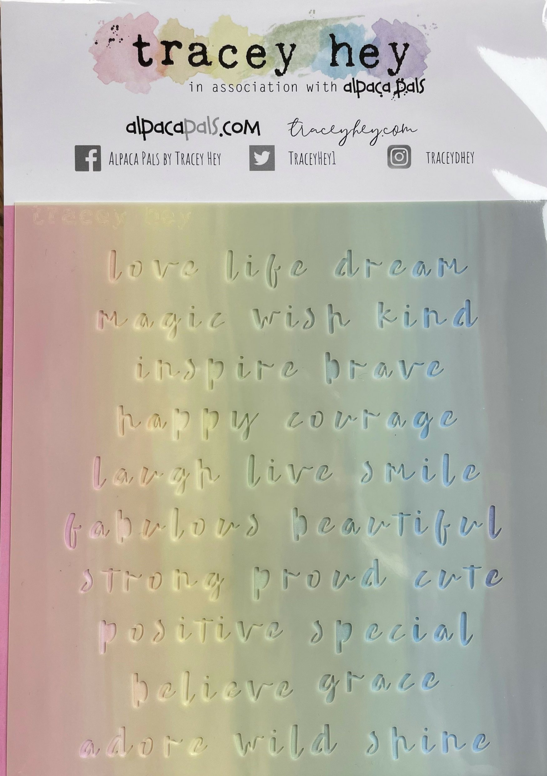 Text - Stencil - Tracey Hey