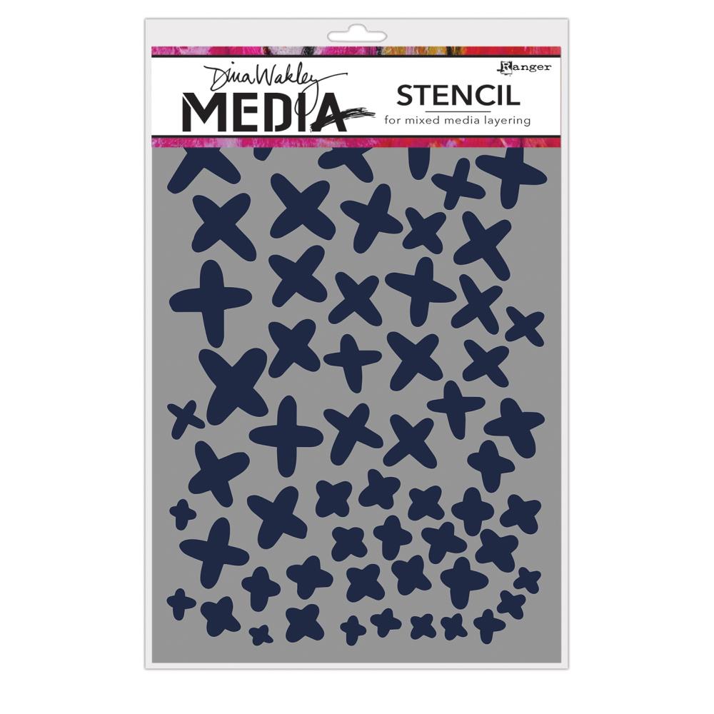 Xs - Dina Wakley Media Stencils - 9"X6"