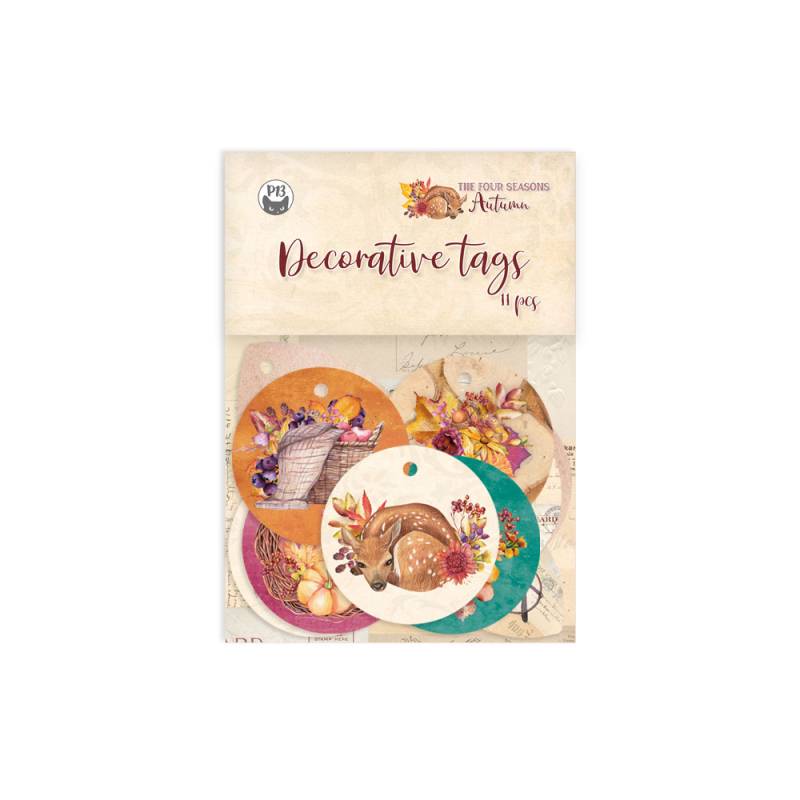 Decorative Tags 01 - The Four Seasons - Autumn