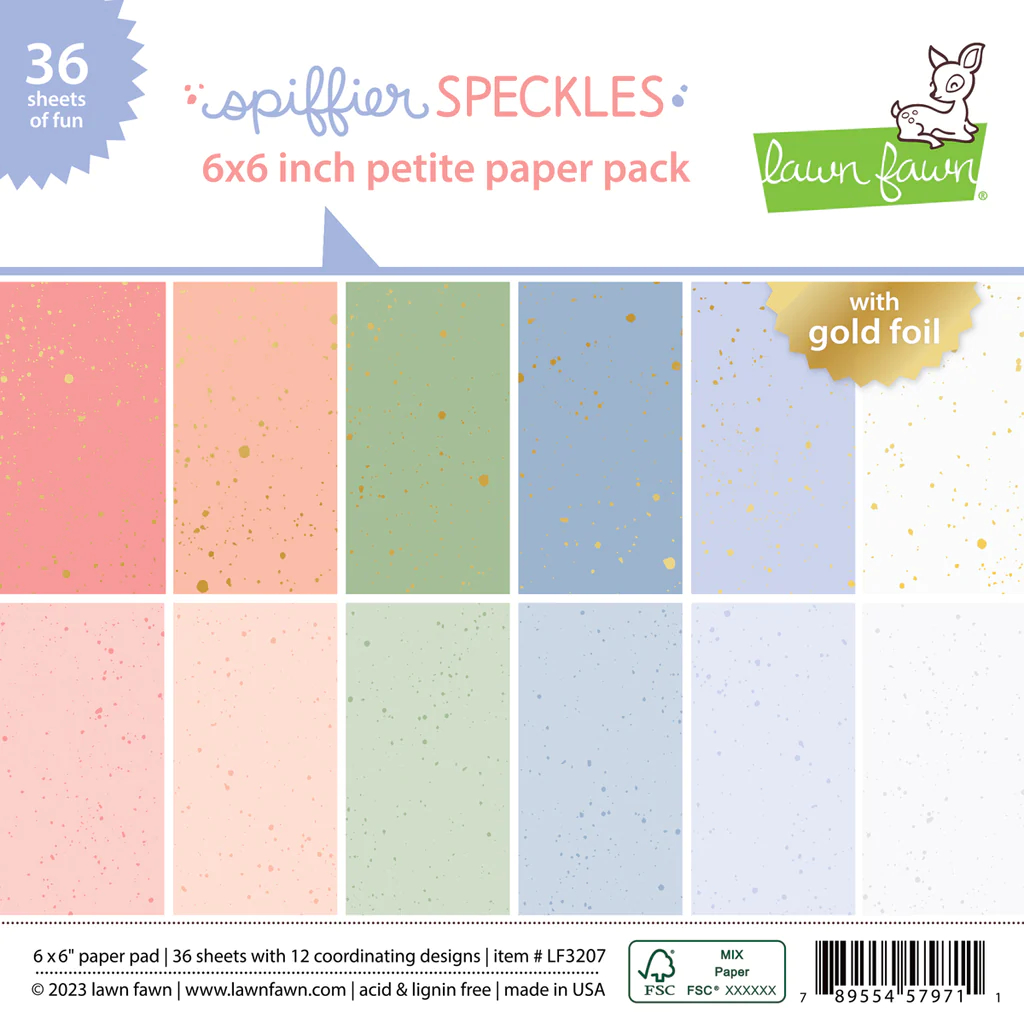 Spiffier Speckles - Petite Paper Pack 6x6