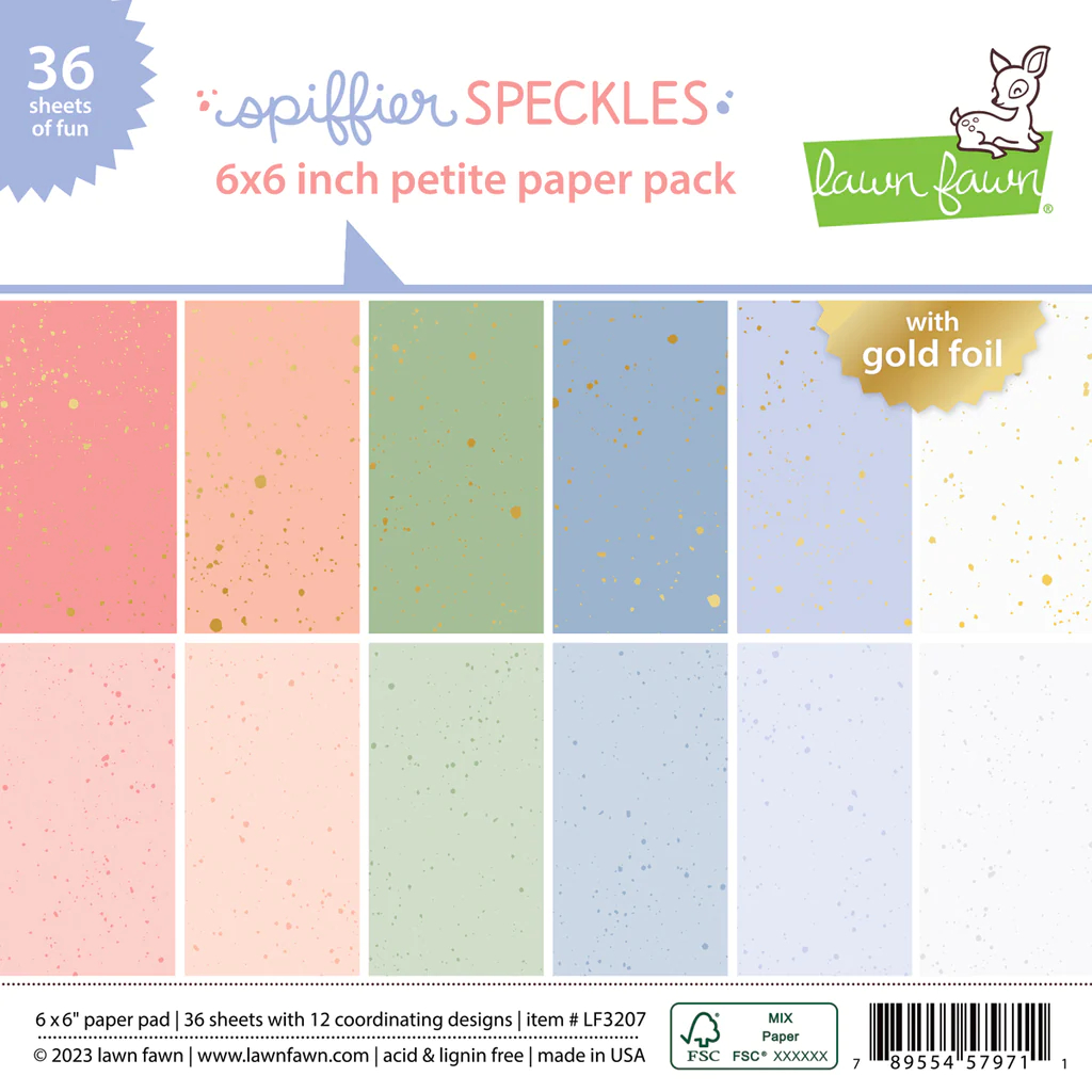Spiffier Speckles - Petite Paper Pack 6x6 Spiffier Speckles - Petite Paper Pack 6x6